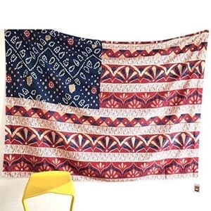 Vintage American flag tapestry